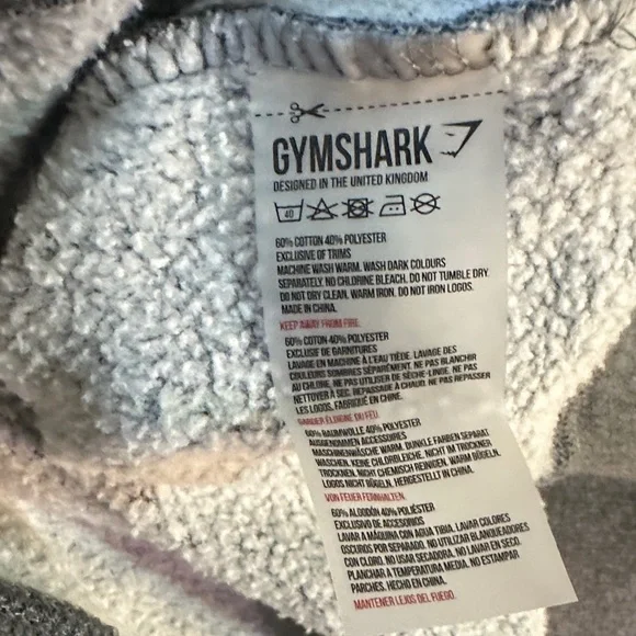 Gymshark Charcoal Hoodie for Men - Picture 5 of 5